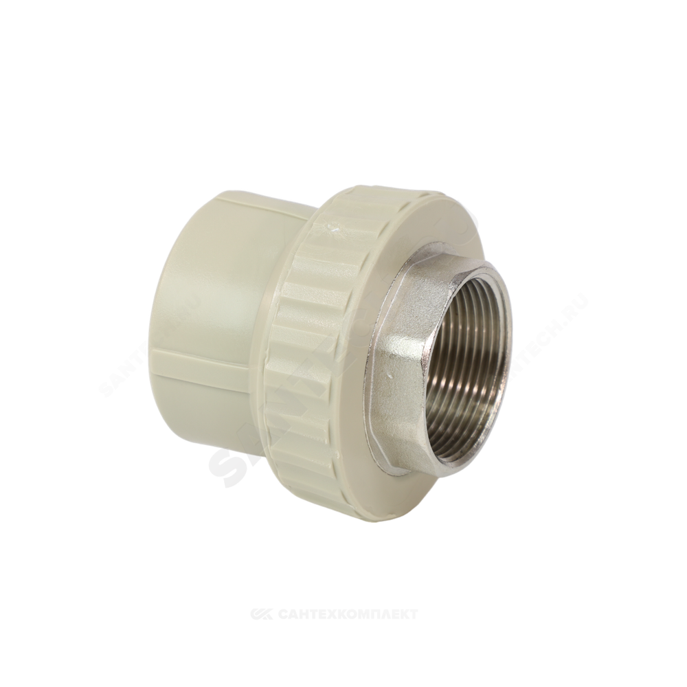 Муфта PP-R комбинированная серая Дн 40х1 1/4" ВР под ключ VALFEX 10134040Г
