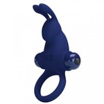 Эрекционное кольцо с вибрацией Blue rabbit