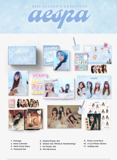 AESPA - 2023 SEASON’S GREETINGS