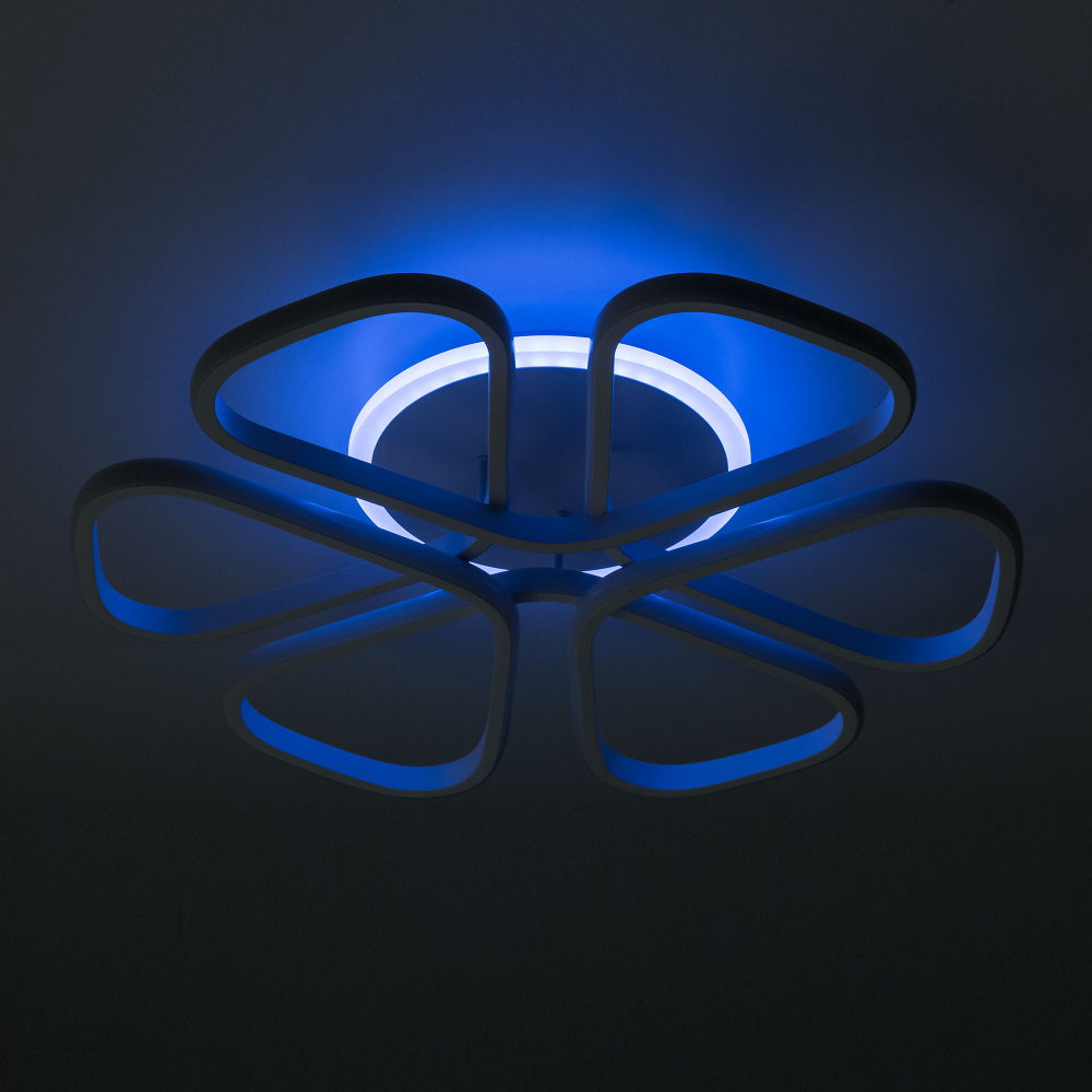 Citilux Сезар Смарт CL233A250E RGB Умная люстра Белая