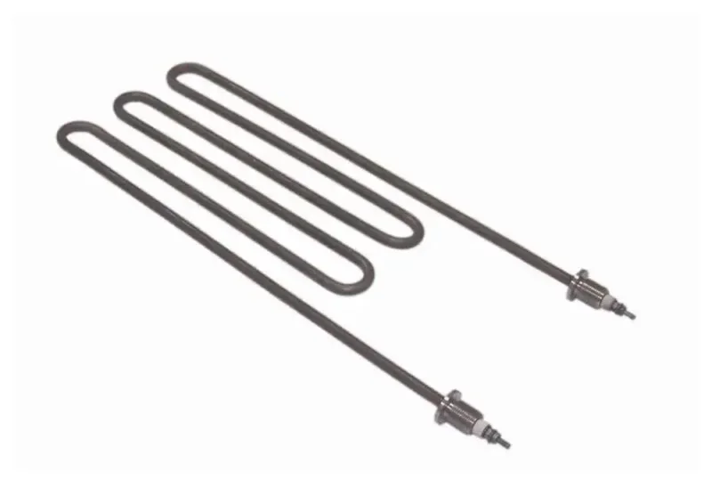 ТЭН трубчатый для нагревателей и тепловых пушек 5 кВт (5000 Вт), 220 В, плоский, 670 мм