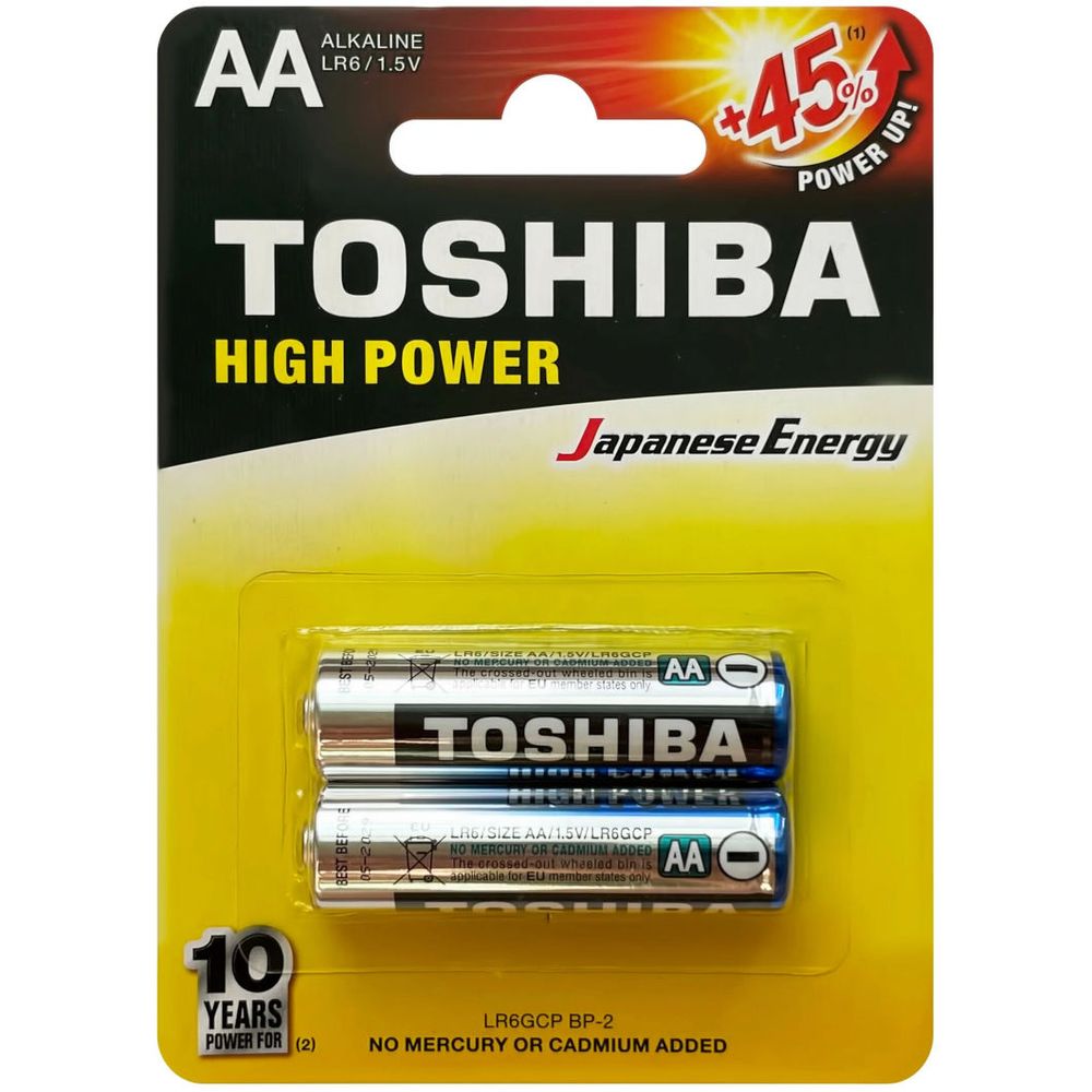 Батарейки Toshiba АА2 BL2