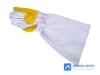 Перчатки пескоструйщика (кожа), серые, длинные арт. EXT grey long