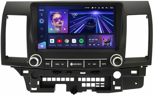 Магнитола для Mitsubishi Lancer X 2007-2016 (рамка с крутилками и кнопками) - Teyes CC3L на Android 10, CarPlay, 4G SIM-слот