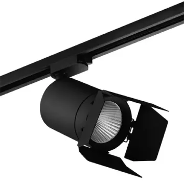 Трековый однофазный светодиодный светильник 35W 40000K C327497 черный Canno Lightstar