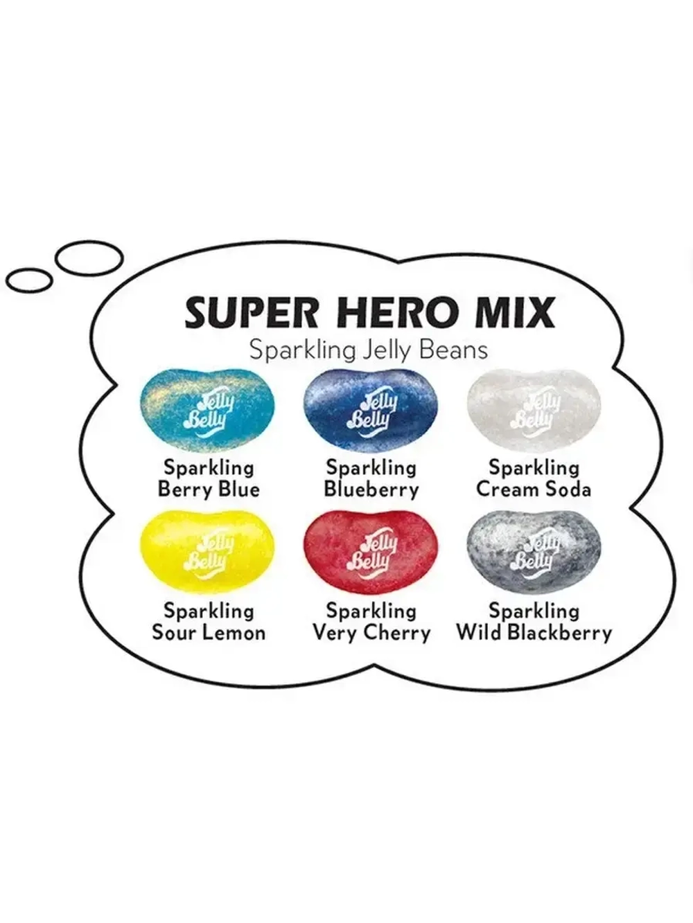 Драже жевательное Jelly Belly Super Hero Wonder Woman, 60гр