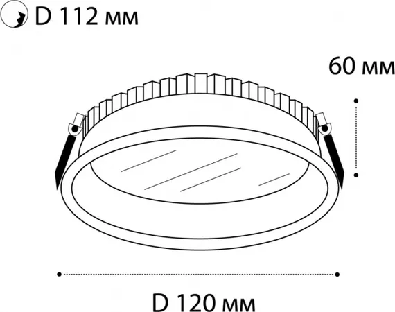 Точечный светильник IT06-6012 IT06-6012 black 3000K Italline