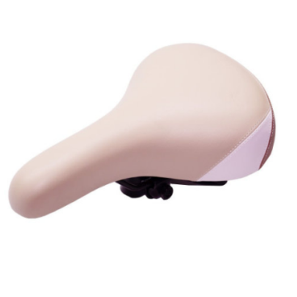 Седло DS-2416 MTB 270*180mm, 620гр,анатомическое,комфорт,эластомер,беж.коричневое