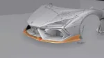 Карбоновая губа переднего бампера для LAMBORGHINI REVUELTO 2023+ Ламборгини