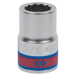 KING TONY (633024S) Головка торцевая стандартная двенадцатигранная 3/4", дюймовая 3/4"