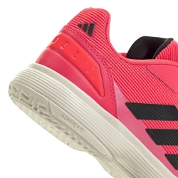 Детские кроссовки для падела Adidas Crazyquick K - solar turbo/core black/off white
