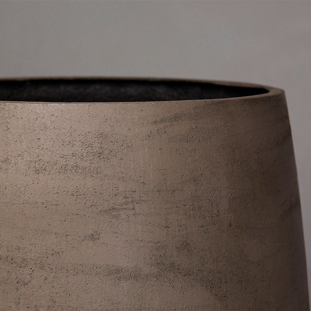 Кашпо CYLINDER XL SMOKEY GREY D100 H105