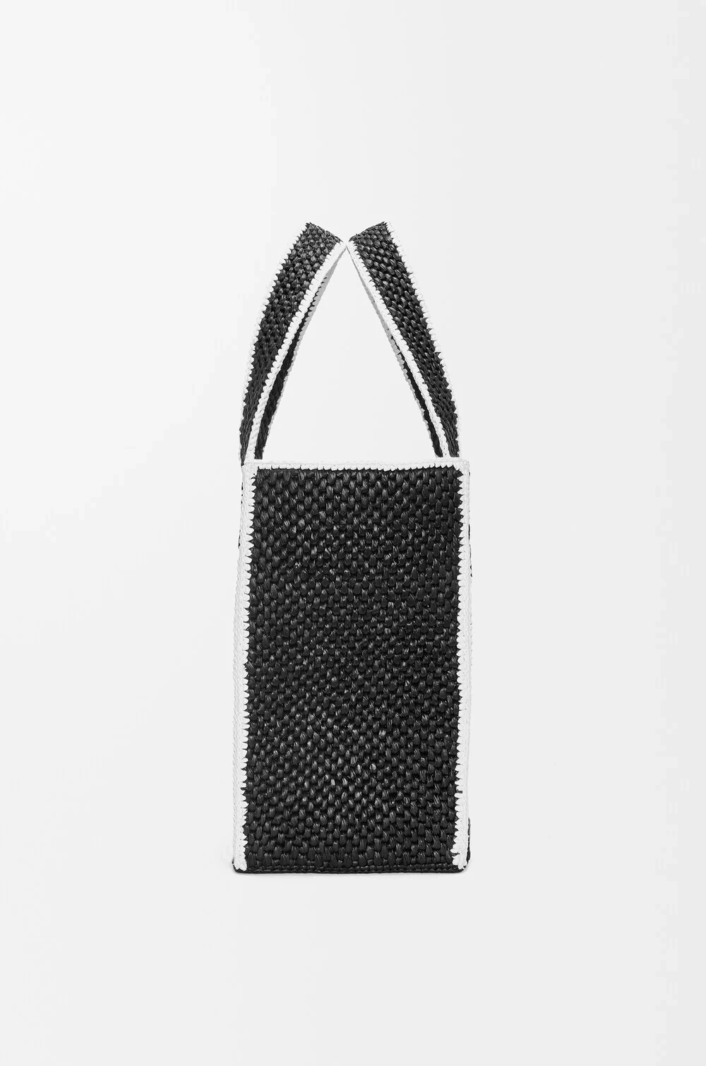 Loewe Большая сумка-тоут Font из рафии, черный