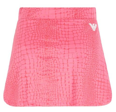 Теннисная юбка EA7 Woman Jersey Skirt - fancy pink yarrow