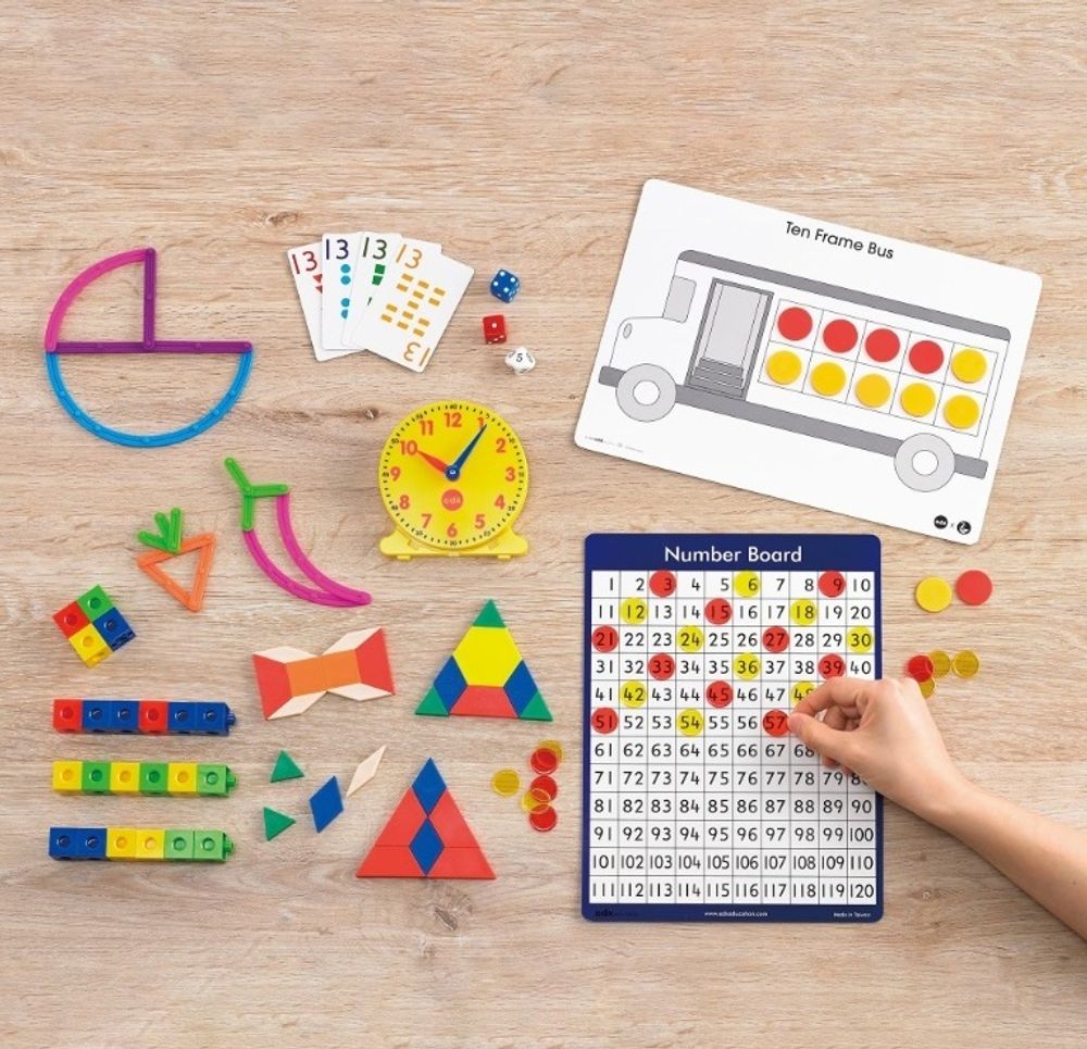 Набор "Математика дома" основы (6-7 лет) EDX Education Набор "Математика дома" основы (6-7 лет) EDX Education