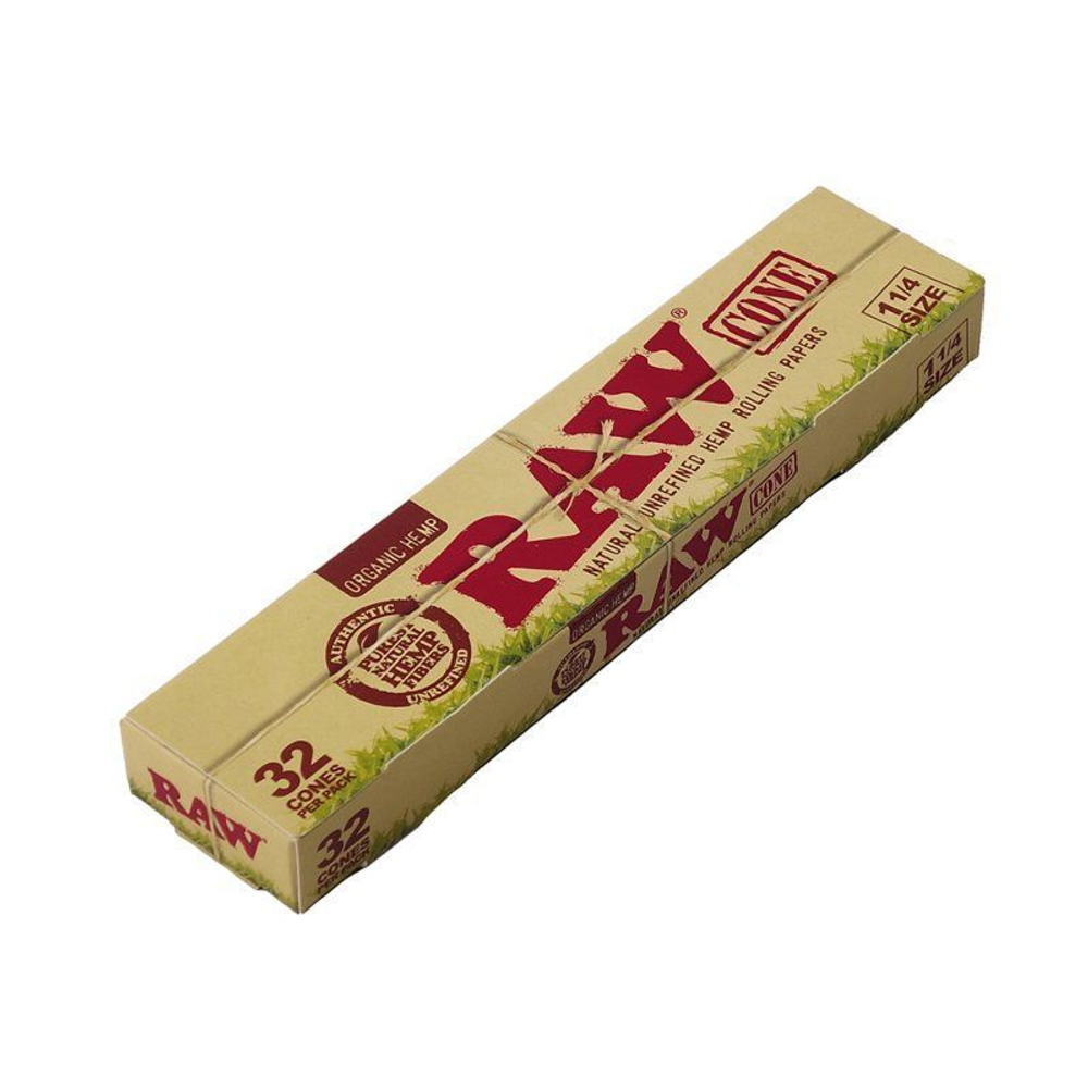 Гильзы для сигарет конические "RAW" Cones Organic 1 1/4 Medium 32шт