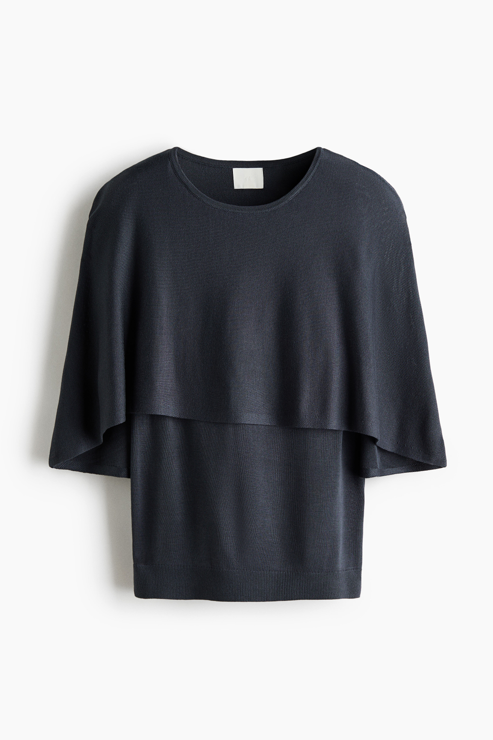 Тонкий трикотажный топ-пелерина - H&M