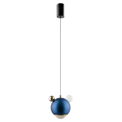 Светильник подвесной Crystal Lux AMIGO SP LED BLUE 1084/201