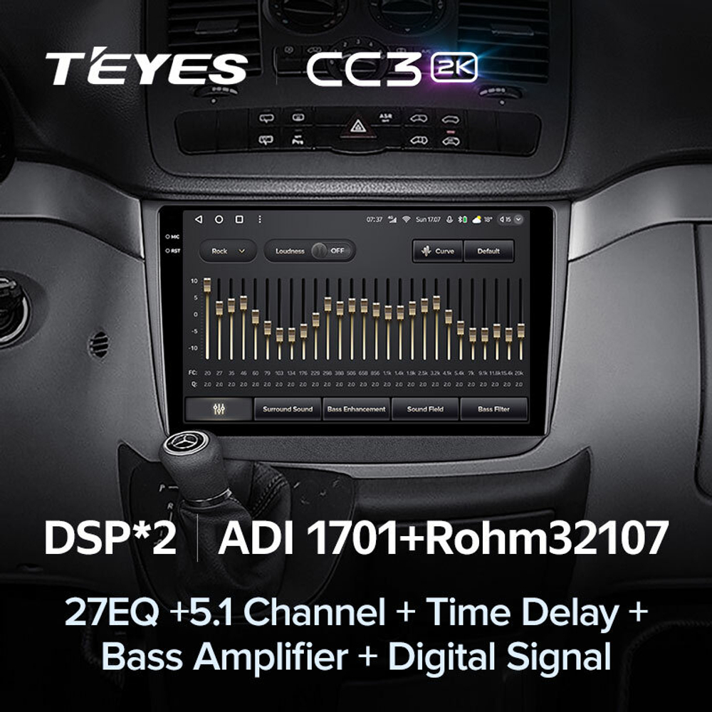 Teyes CC3 2K 10,2"для Mercedes-Benz Vito 2 2003-2015
