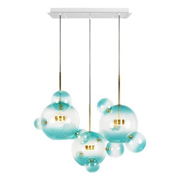 Подвесной светильник LED 30W 3000K 2027-S3 Blue голубой Bolle LOFT IT