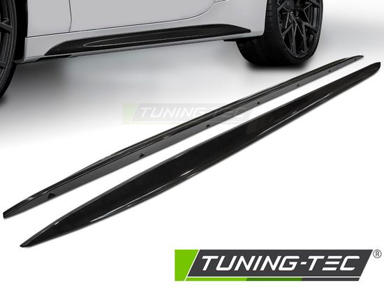 Накладки на пороги  PERFORMANCE STYLE GLOSSY BLACK для BMW G22 G23