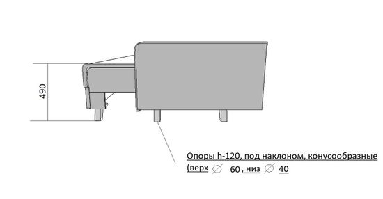 Диван ГЛОВЕР-2 ССП