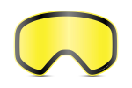 Маска горнолыжная ASHBURY HORNET BANDIT (DARK SMOKE LENS/YELLOW SPARE)