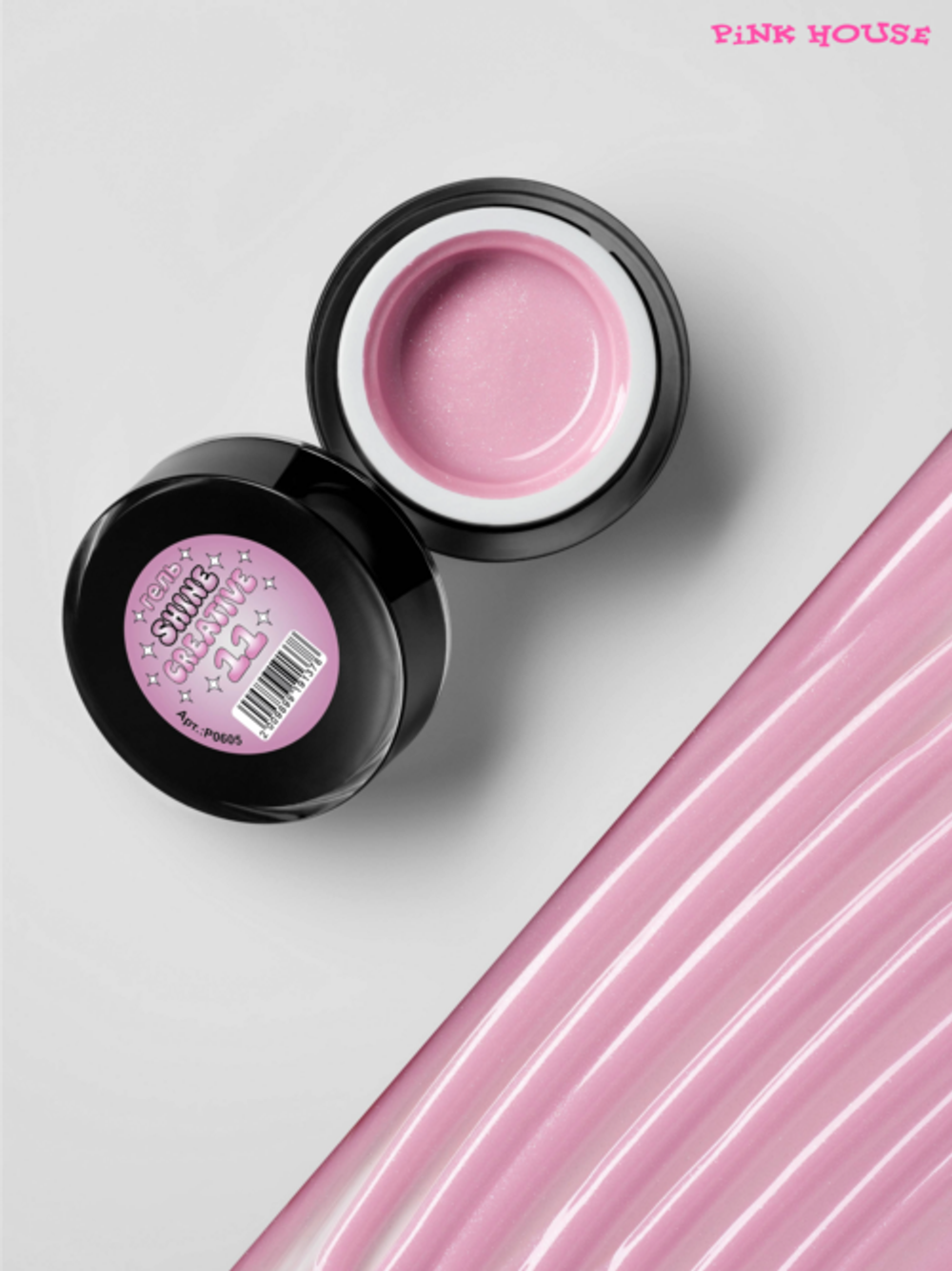 Гель SHINE CREATIVE 11 Pink House 15гр