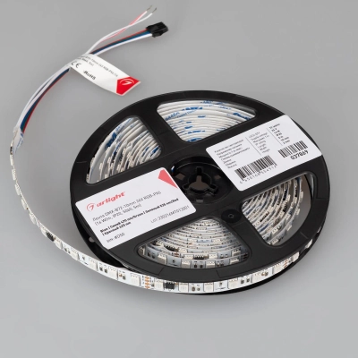 Лента DMX-B72-10mm 24V RGB-PX6 (16 W/m, IP20, 5060, 5m) (Arlight, -)