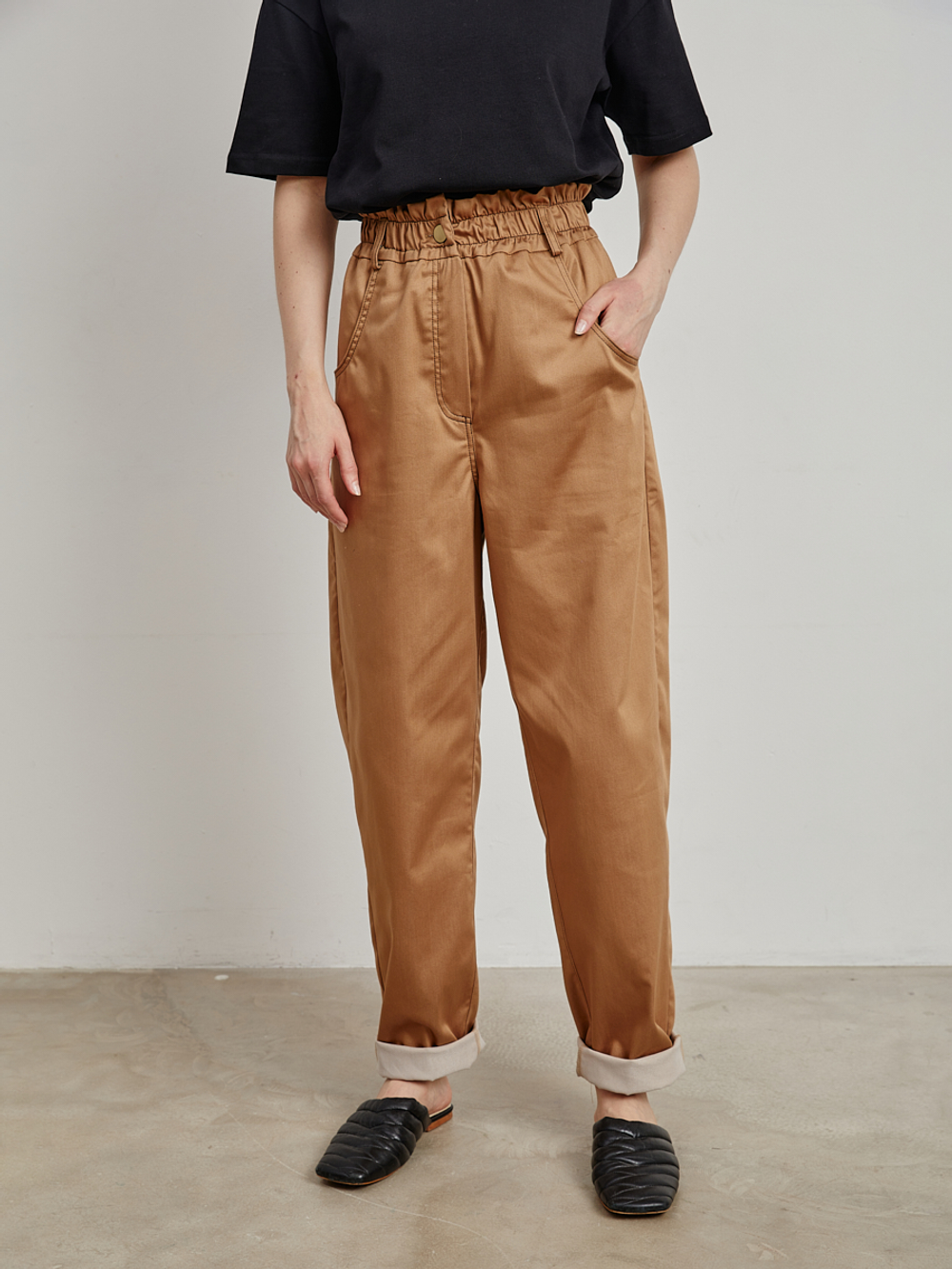 Брюки Cotton Light Beige