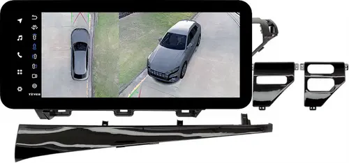 Магнитола для Toyota Camry 70 2017-2021 (без JBL) - Teyes LUX ONE 360 монитор 12.3" 2K QLED на Android 10, Быстрая, CarPlay, 4G SIM-слот, 4 камеры в комплекте