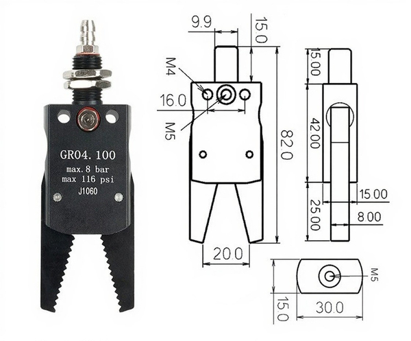 mini-A J1060AM10 – Мини захват литника
