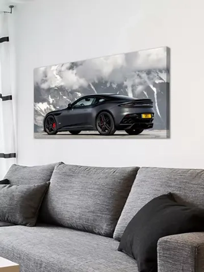 Картина на стену "Aston Martin DBS Superleggera", 80х40 см