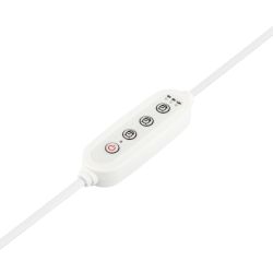 Разветвитель сетевой для линейных светильников ЭРА 3х IEC C7 2pin+timer на 3 точки с таймером 4, 8, 12H 2 м | Аксессуары для фито светильников