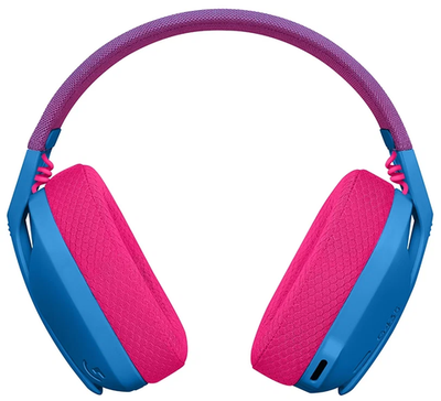 Беспроводная компьютерная гарнитура Logitech G G435, Blue And Raspberry