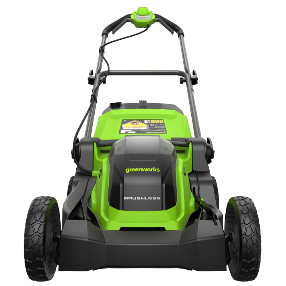 Газонокосилка аккумуляторная Greenworks GD40LM411, 40V, бесщеточная, 41 см, c 1хАКБ 4Ач и ЗУ (2521007UB)
