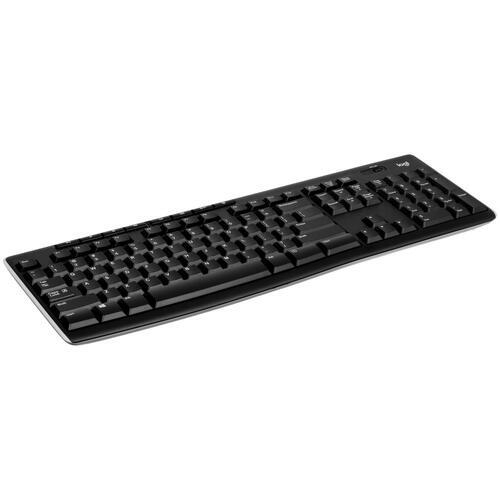 Клавиатура беспроводная Logitech K270, черный, Retail, мембранная, радиоканал, AAA (920-003058)