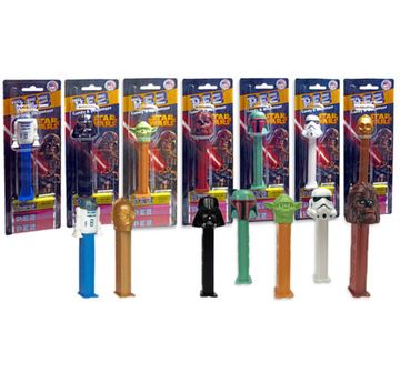 Карамель леденцовая PEZ Star Wars, 17 г (Венгрия)