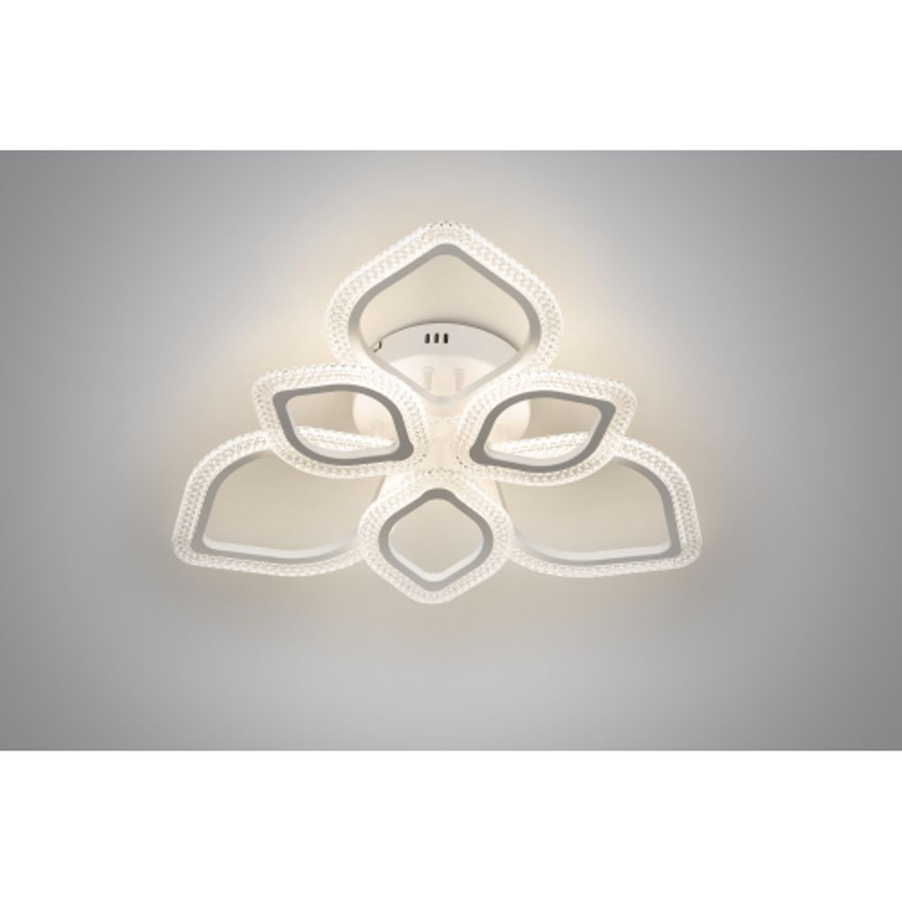 Светильник потолочный светодиодный Rivoli Megan 6110-107 106 Вт LED 2800К - 6200К модерн с пультом | Интерьерные светодиодные светильники
