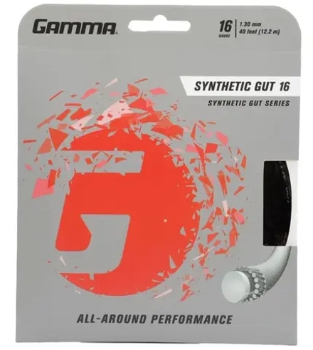Струны теннисные Gamma Synthetic Gut w/ WearGuard (12,2 m)