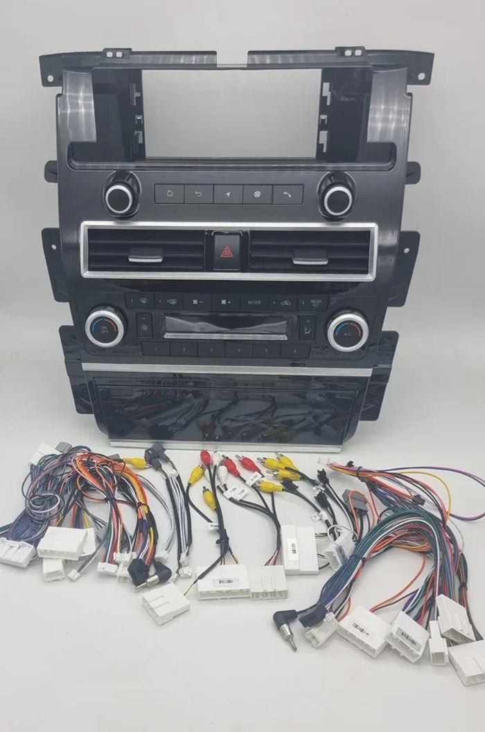 Магнитола для Nissan Patrol Y62, Infiniti QX56/QX80 2010-2019 - Kuberg KP-N1210FW монитор 12.3" в стиле Audi на Android 13, Быстрая, CarPlay, 4G SIM-слот