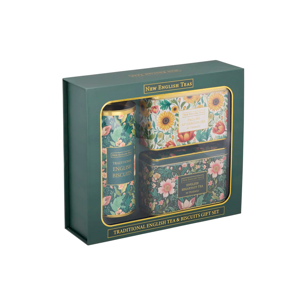 New English Teas Набор чая в пакетиках с угощениями Embroidery, 360г
