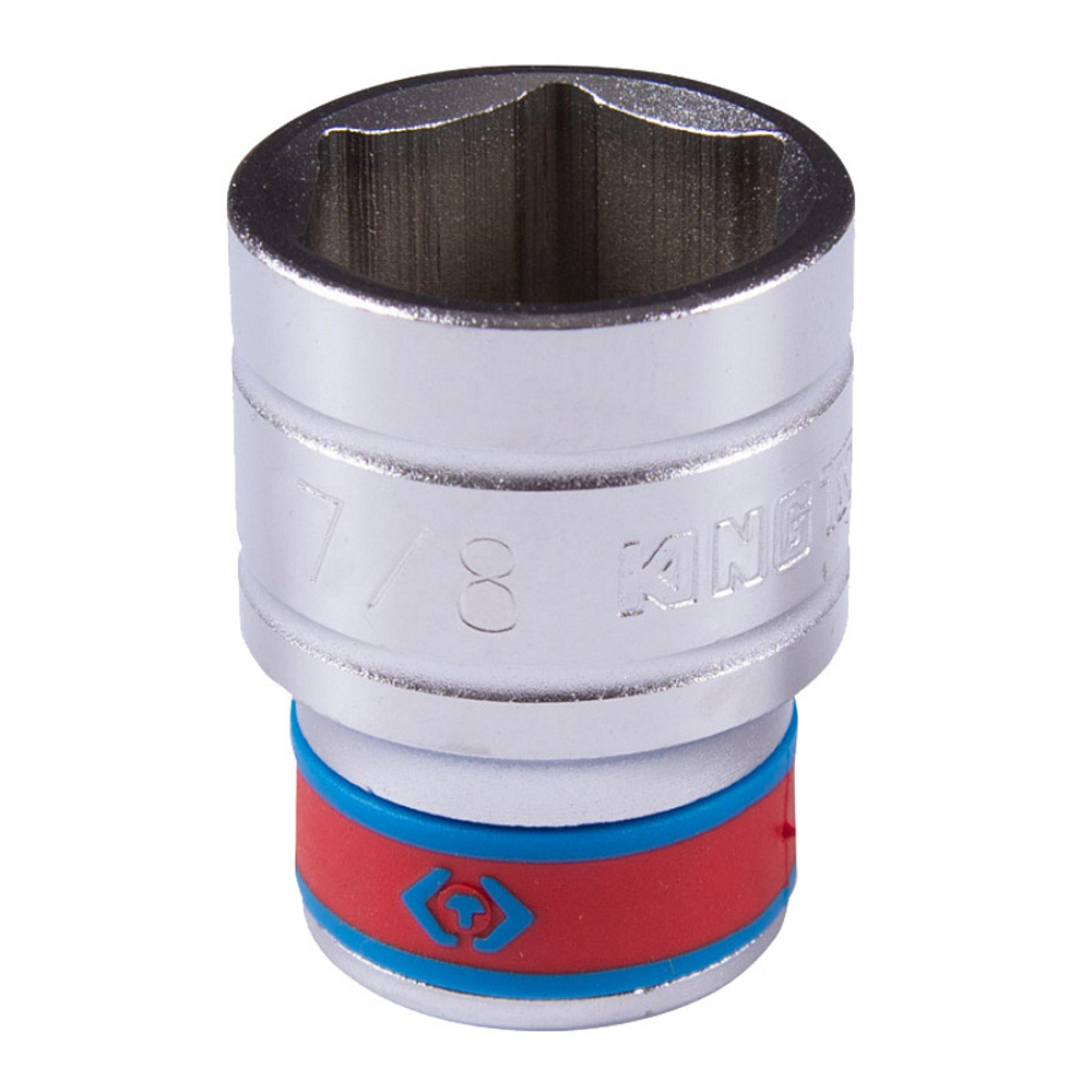 KING TONY (433528S) Головка торцевая стандартная шестигранная 1/2", дюймовая 7/8"