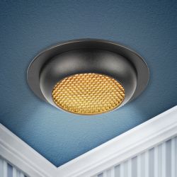 Светильник встраиваемый ЭРА KL111 BK под лампу GX53 черный матовый | Встраиваемые светильники Для ламп GX53