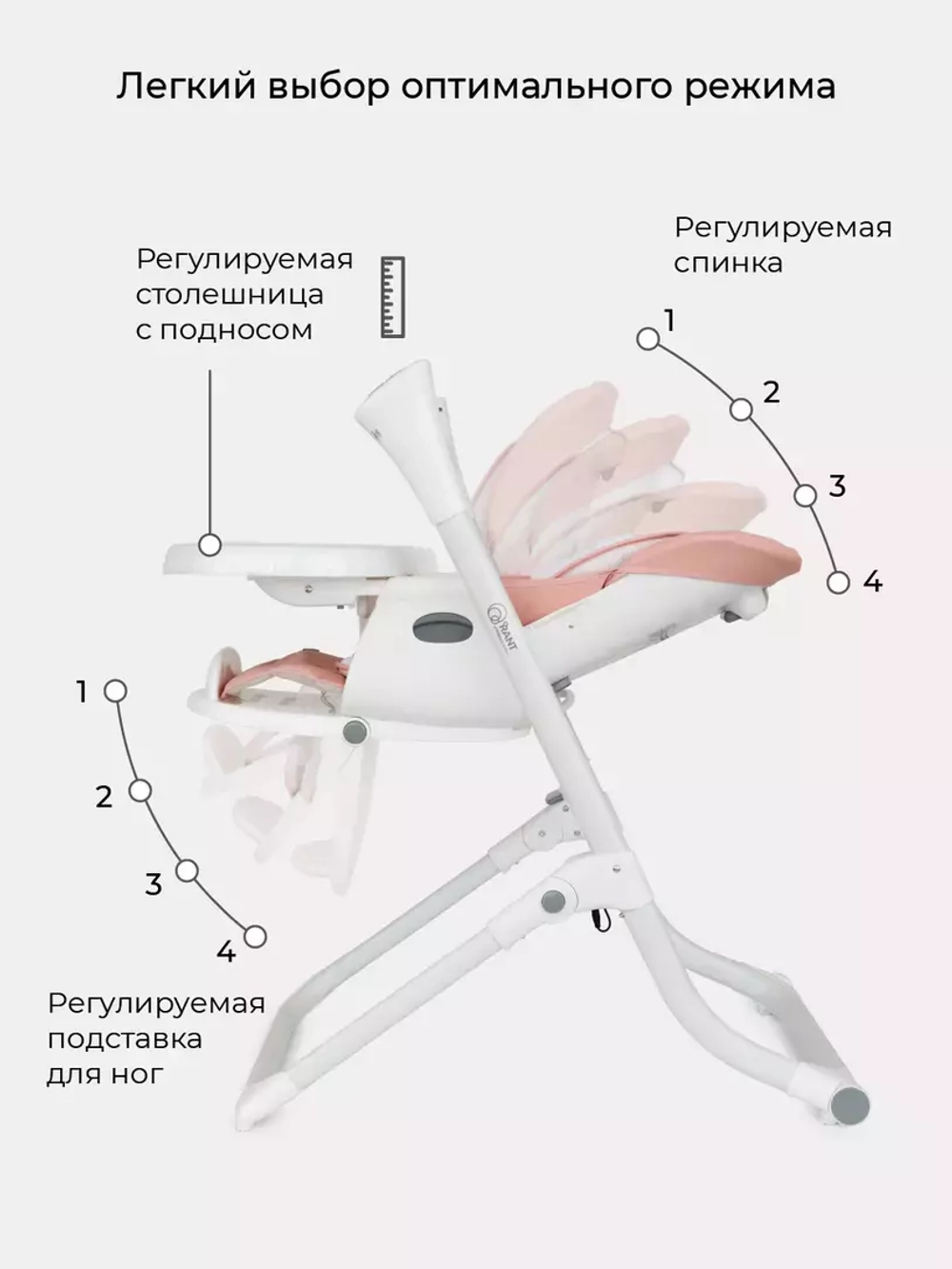 Стул-качели "MELODY" Cloud Pink