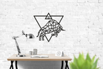 Деревянный декор настенный, панно, сборная модель EWA Design Знаки Зодиака Телец