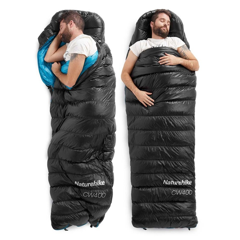 СПАЛЬНЫЙ МЕШОК ПУХОВЫЙ NATUREHIKE CW400 NH18C400-D