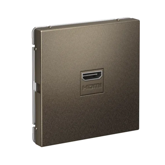 Розетка HDMI Systeme Electric ArtGallery Мокко GAL000680
