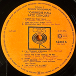 Benny Goodman ‎– The Famous 1938 Carnegie Hall Jazz Concert (Голландия)