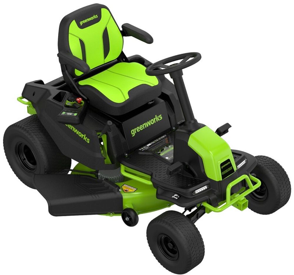 Трактор садовый GC82LT107 аккумуляторный Greenworks Арт. 7404507, 82V, без АКБ и ЗУ